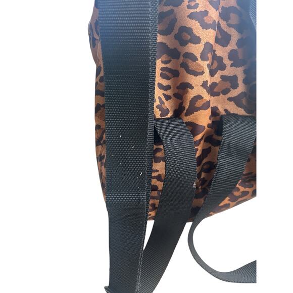 LAUREN Ralph Lauren Leopard Mini Nylon Backpack Buckle - Picture 5 of 10